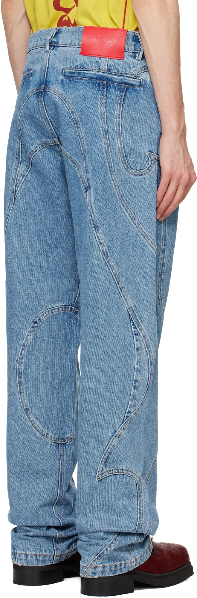 Panelled Jeans