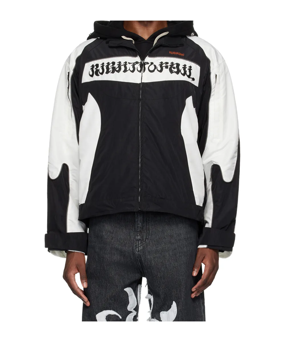 Logo Embroidered Rider Jacket
