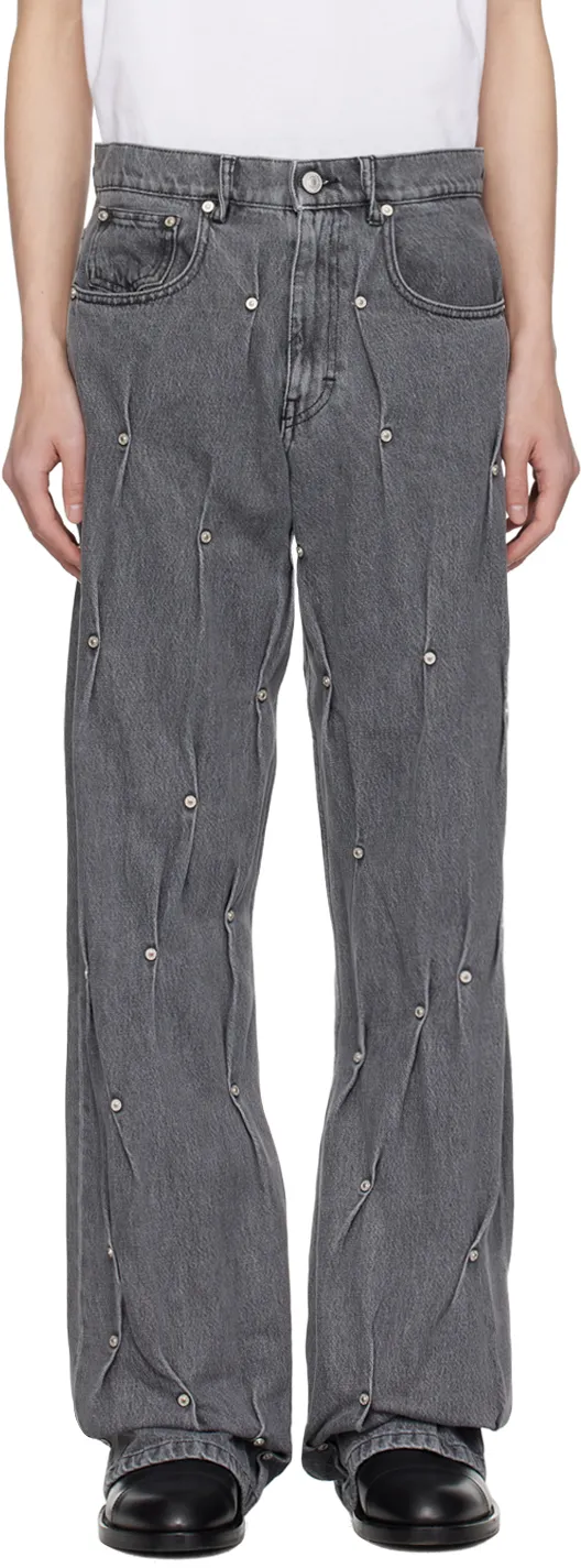 Multi Rivet Jeans