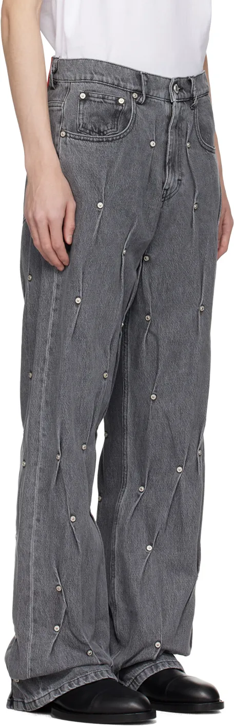Multi Rivet Jeans