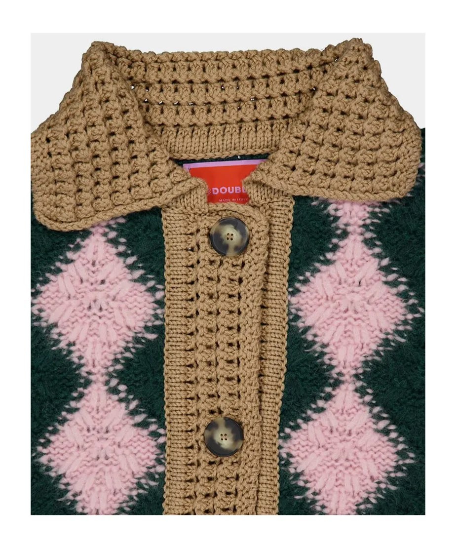Diamond Pattern Cardigan