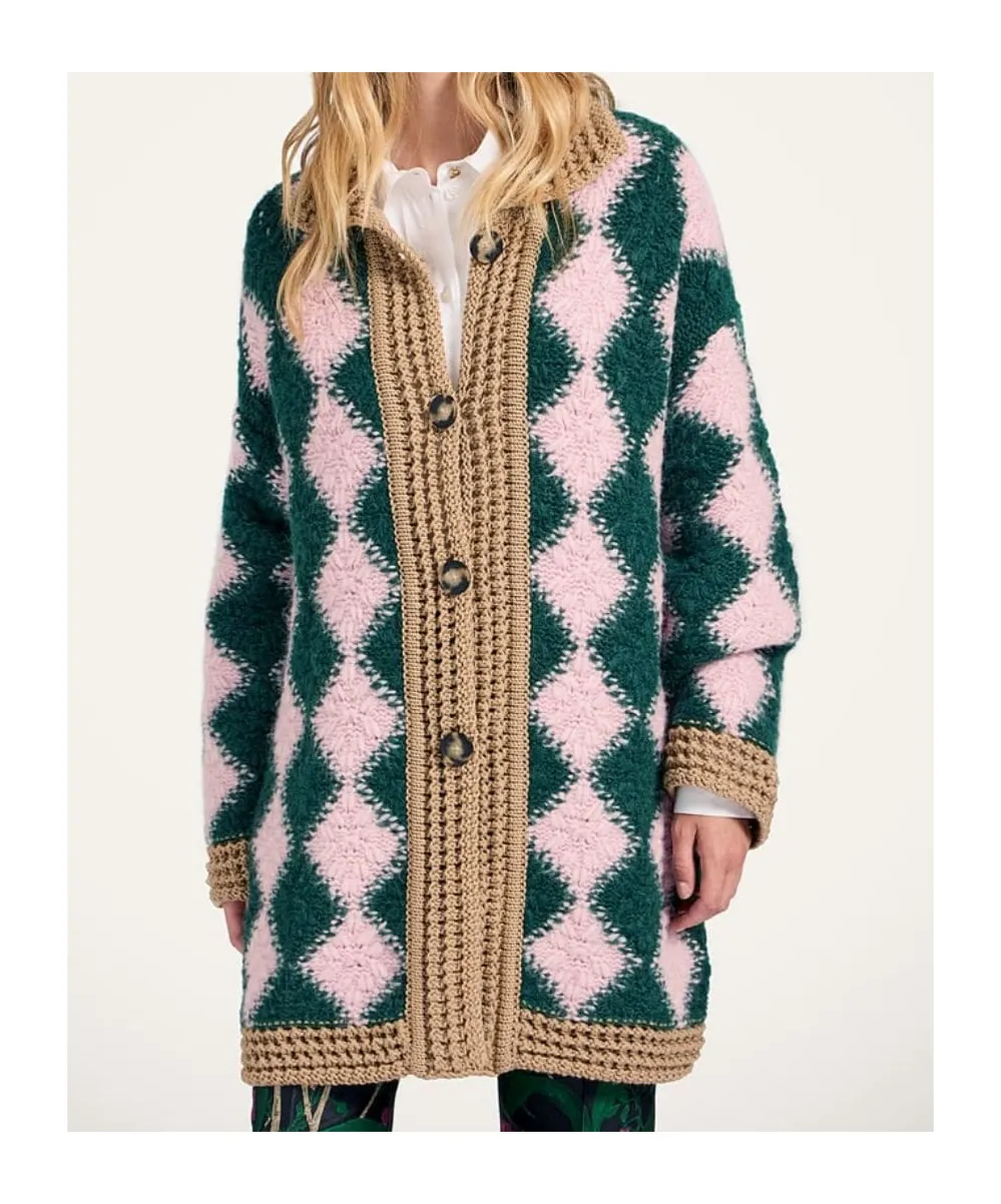 Diamond Pattern Cardigan