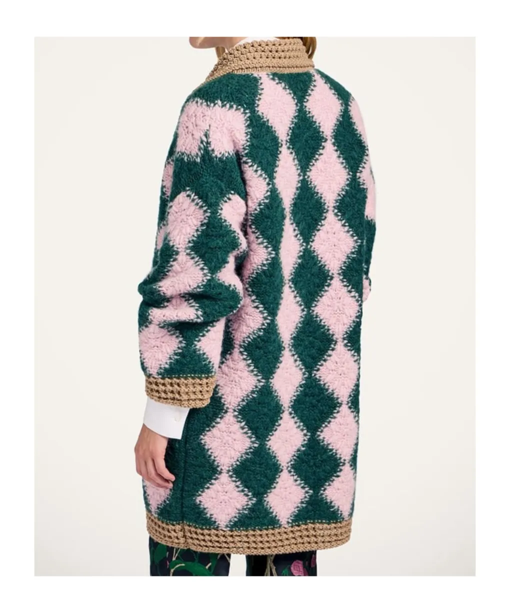 Diamond Pattern Cardigan