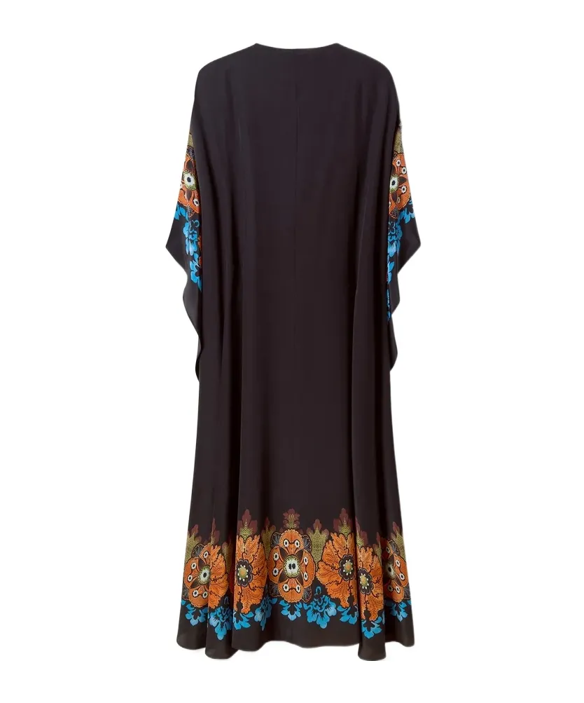 Floral-Print Midi Day Dress
