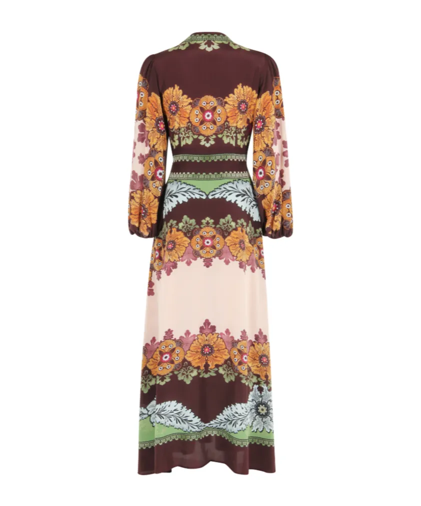 Camerino Floral-Print Maxi Dress