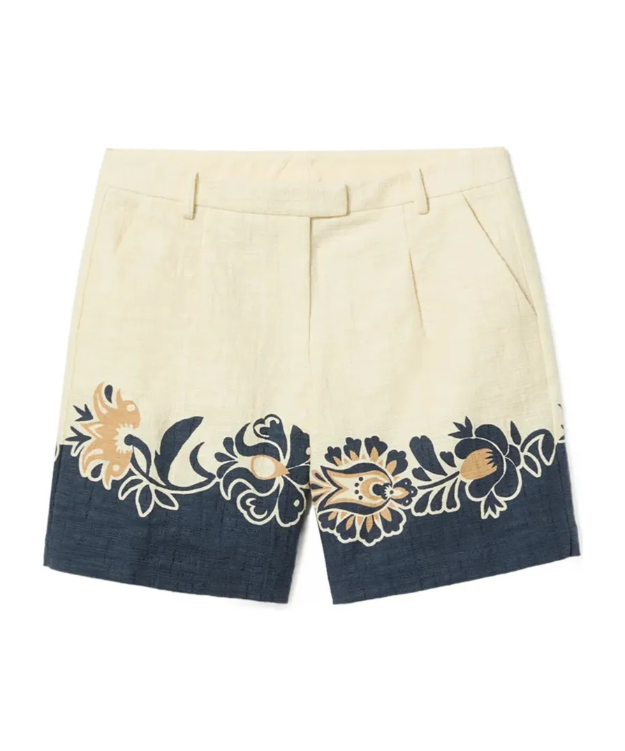 Floral-Print Shorts