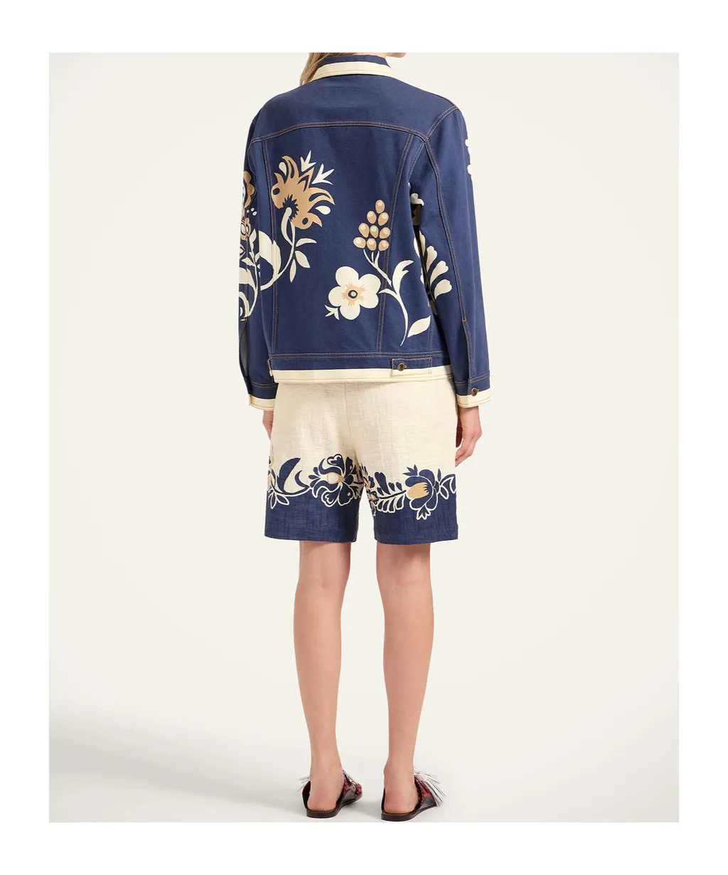 Floral-Print Shorts