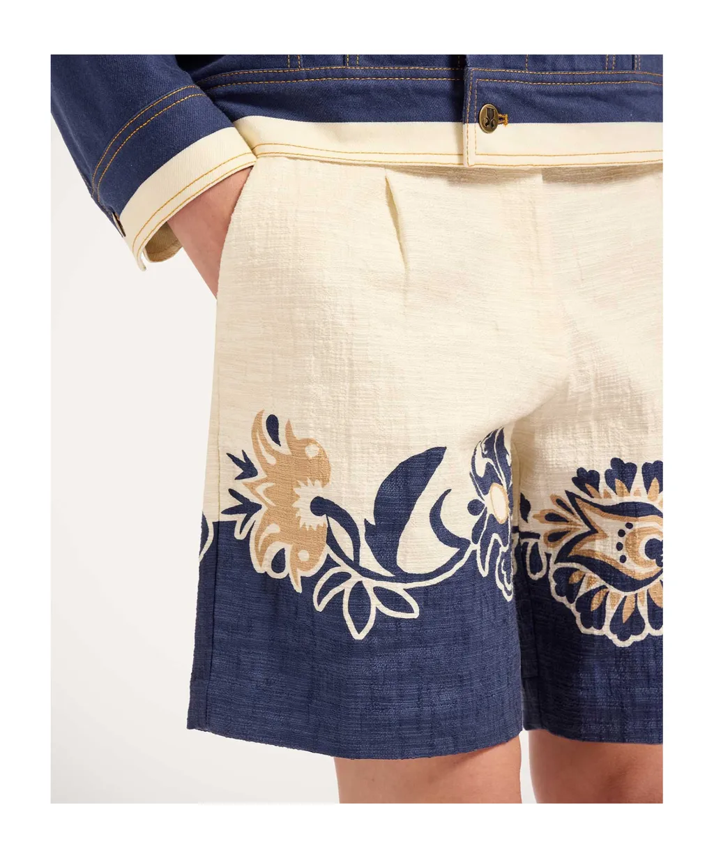 Floral-Print Shorts