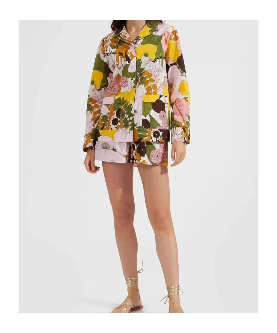 Hammock Floral-Print Cotton Shirt