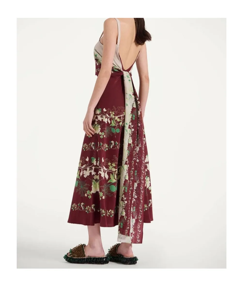 Slip-Around Midi Dress