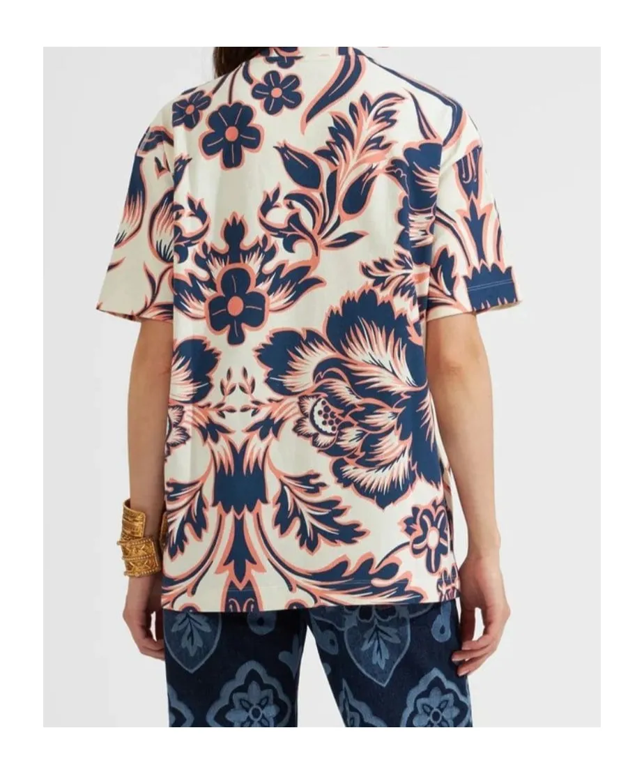 House Floral-Print T-Shirt
