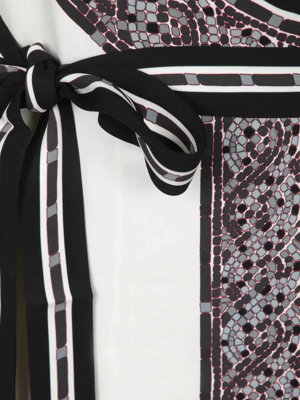 Cobra Print Wrap Dress