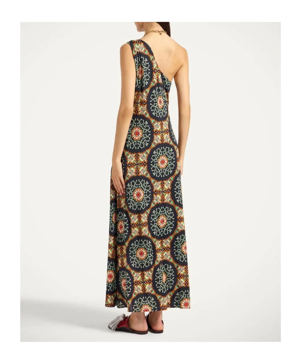 Clingy Roy One-Shoulder Maxi Dress