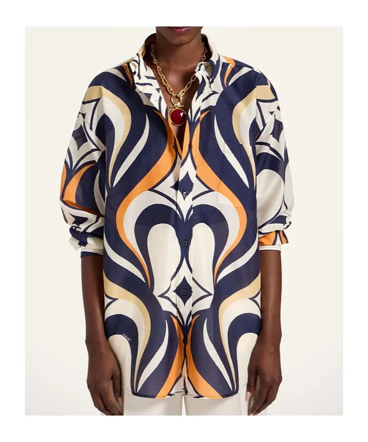 Better Than Your Boyfriend's Abstract-Print Shirt