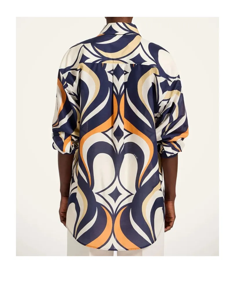 Better Than Your Boyfriend's Abstract-Print Shirt
