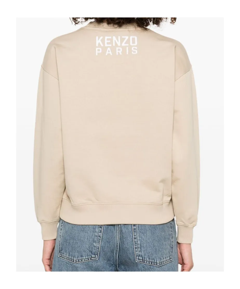 Happy Tiger Embroidered Sweatshirt