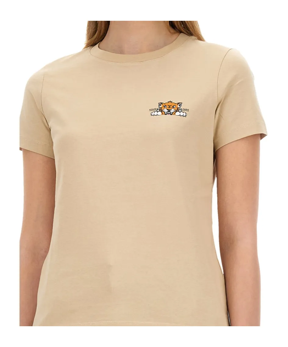 Happy Tiger Crewneck T-Shirt