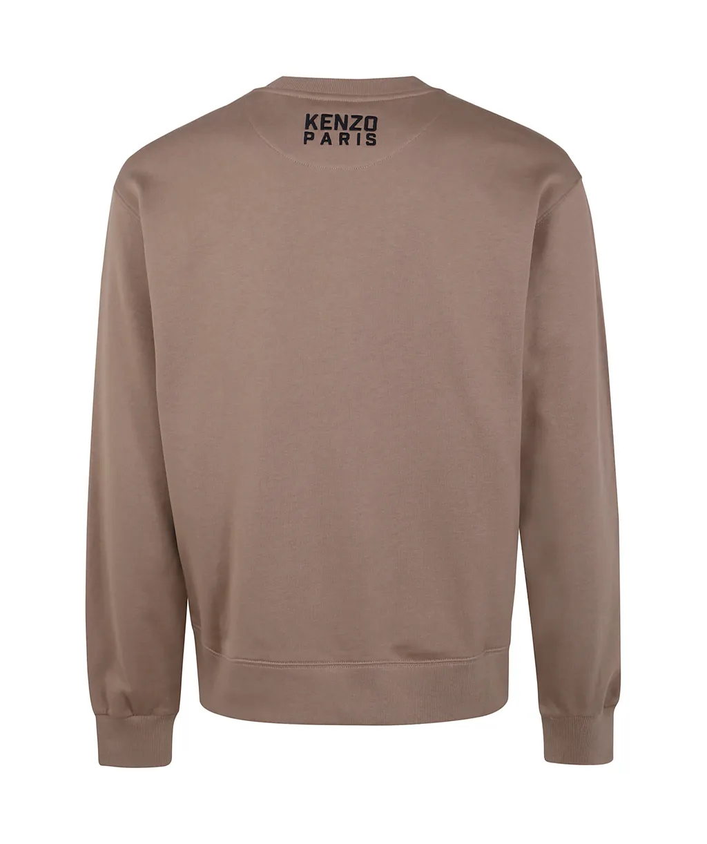 Happy Tiger Embroidered Sweatshirt