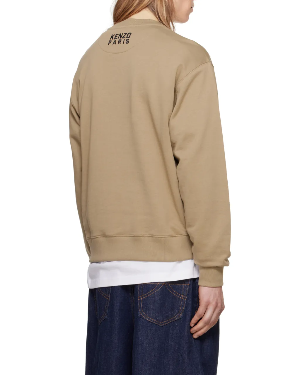 Happy Tiger Embroidered Sweatshirt