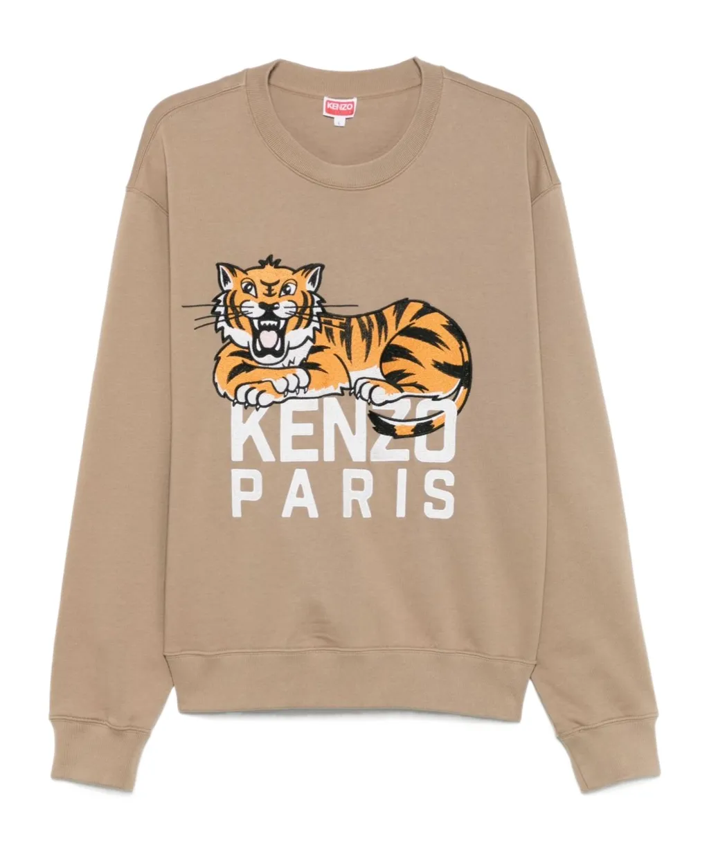 Happy Tiger Crewneck Sweatshirt