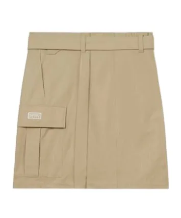Cargo Knee Skirt In Cotton Ripstop