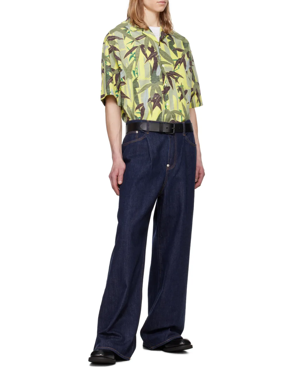 Chiku-Rin Camo Hawaiian Short Sleeved Shirt