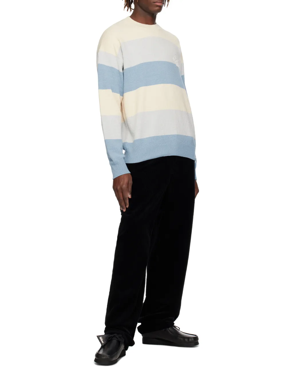 Embroidered Stripes Jumper