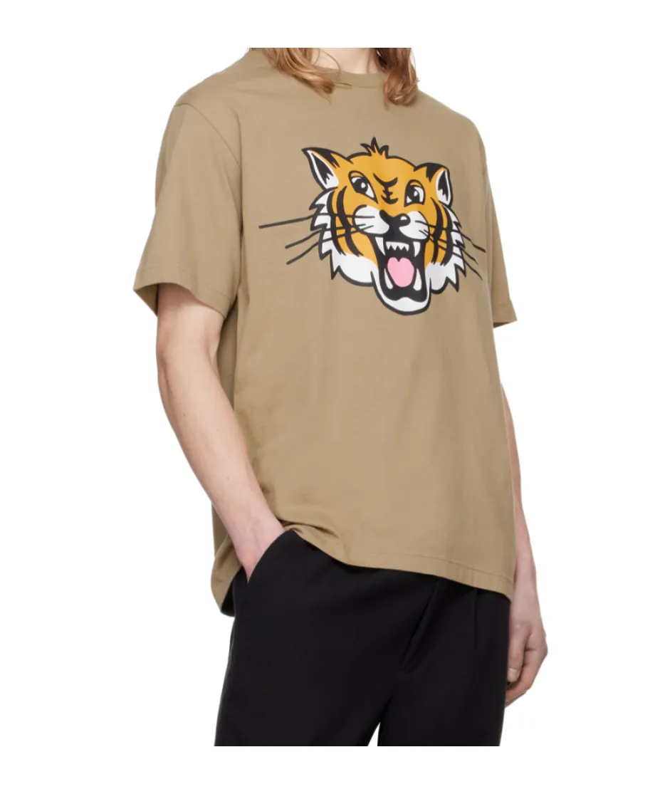 Happy Tiger T-Shirt In Cotton