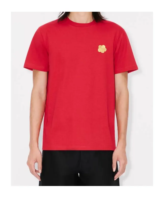 Boke Flower Embroidered Slim T-Shirt