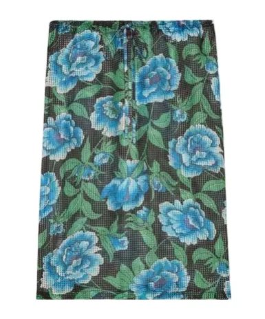 Kenzo Peonies Skirt