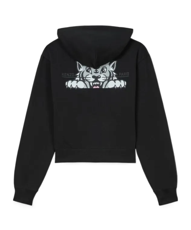 Happy Tiger Zipped Hoodie