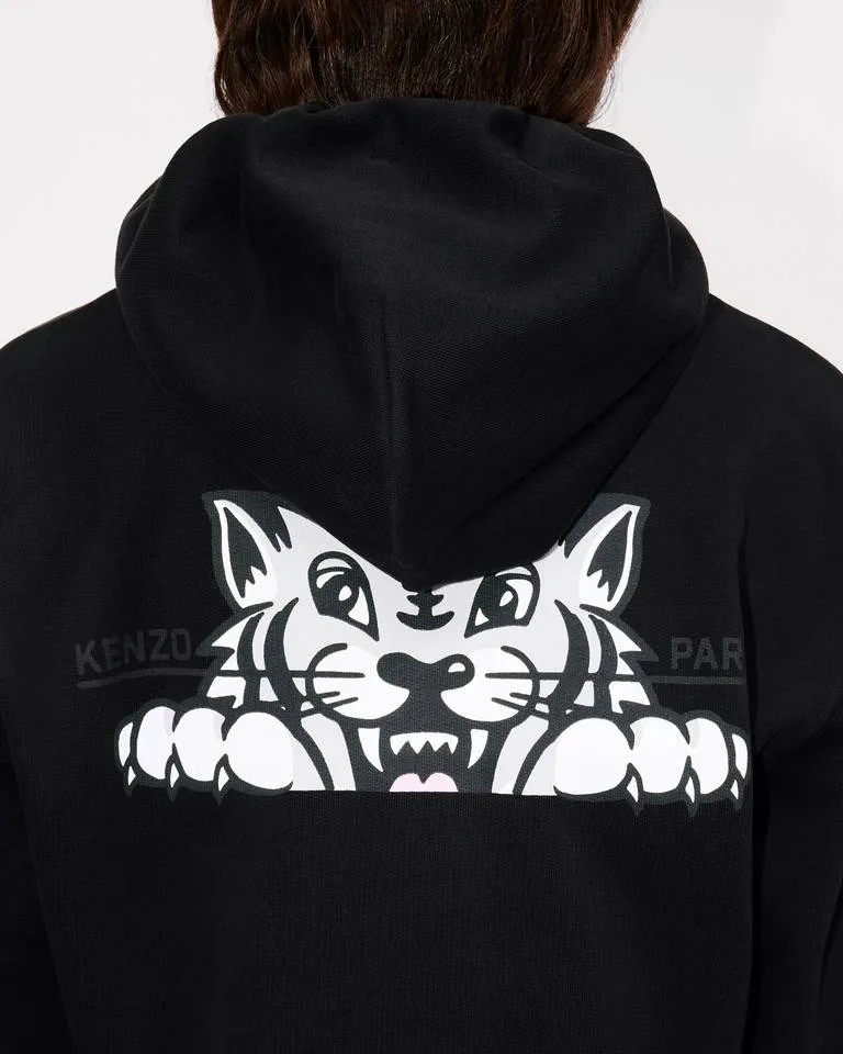 Happy Tiger Zipped Hoodie