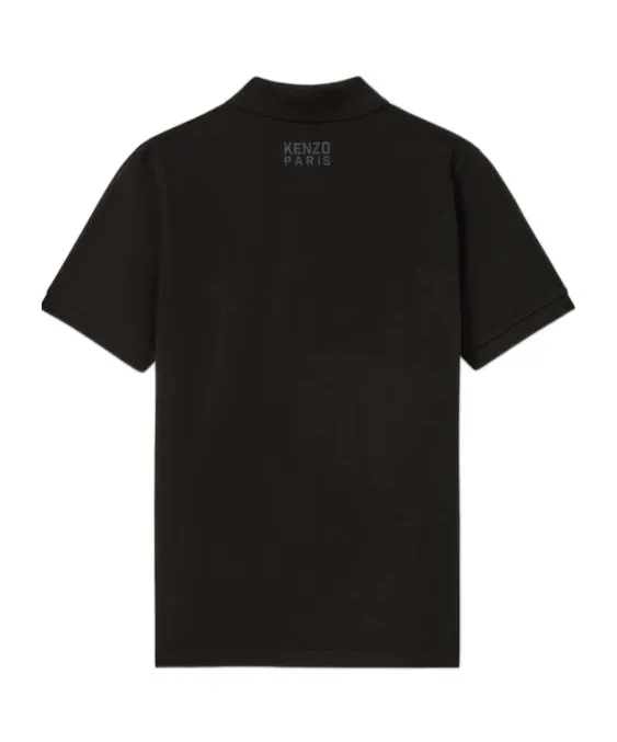 Happy Tiger Embroidered Slim Polo Shirt
