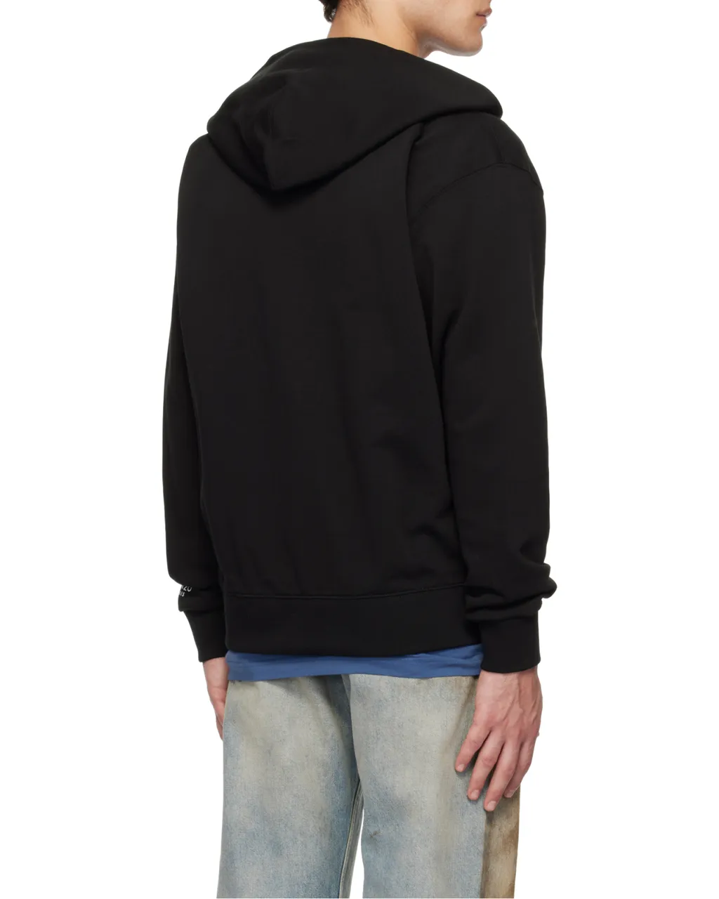 Embroidered Zipped Hoodie