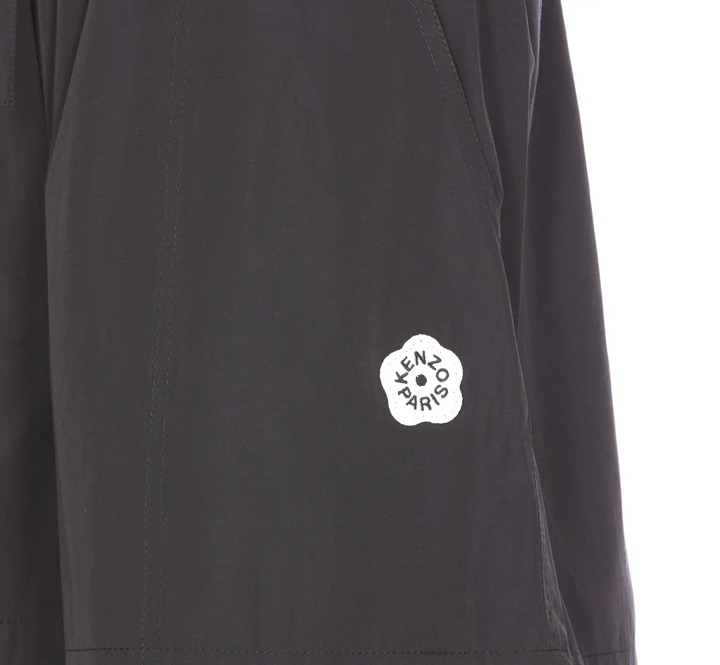 Boke Flower Patch Drawstring Shorts