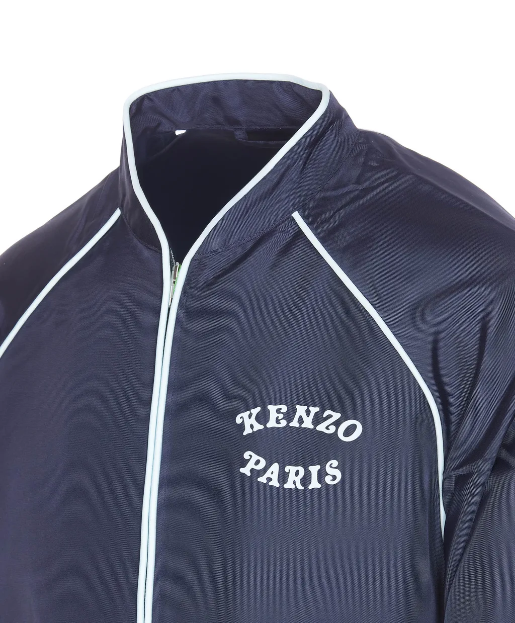 Logo Printed Zip-Up Jacket