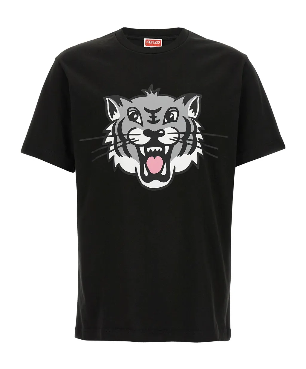 Happy Tiger Crewneck T-Shirt