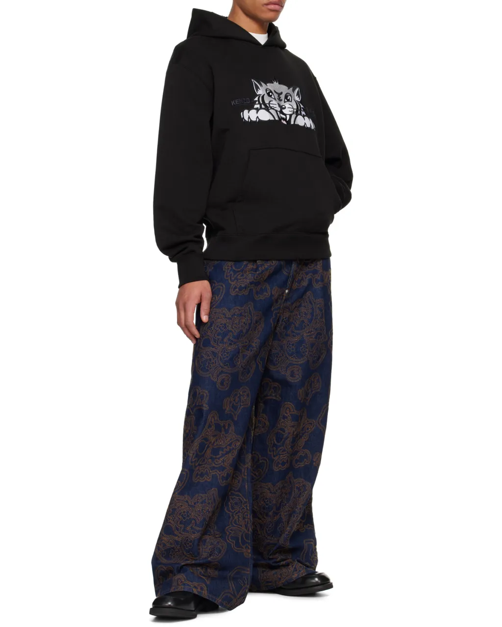 Tiger Pattern Hoodie