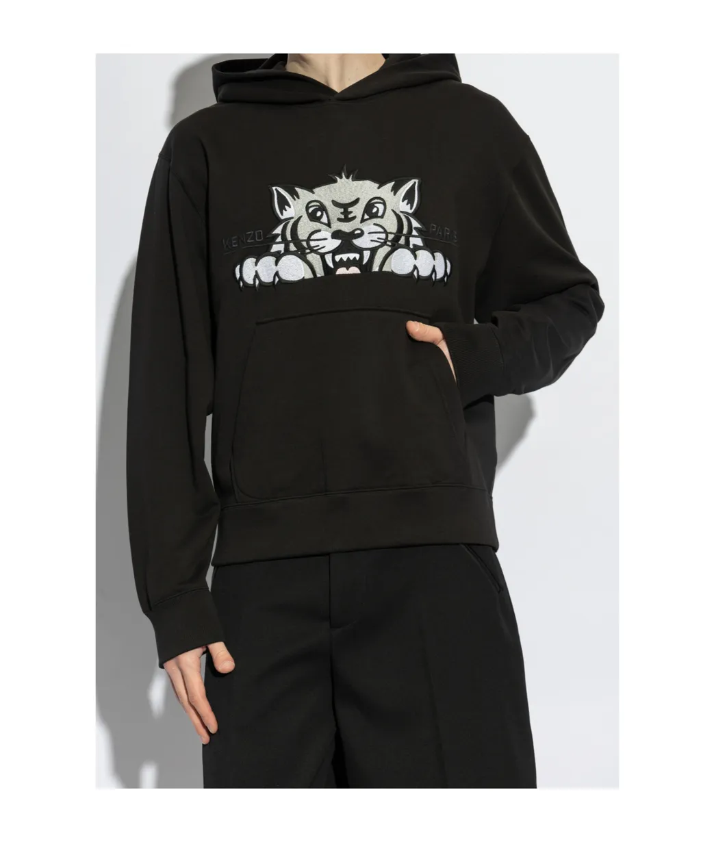 Tiger Pattern Hoodie