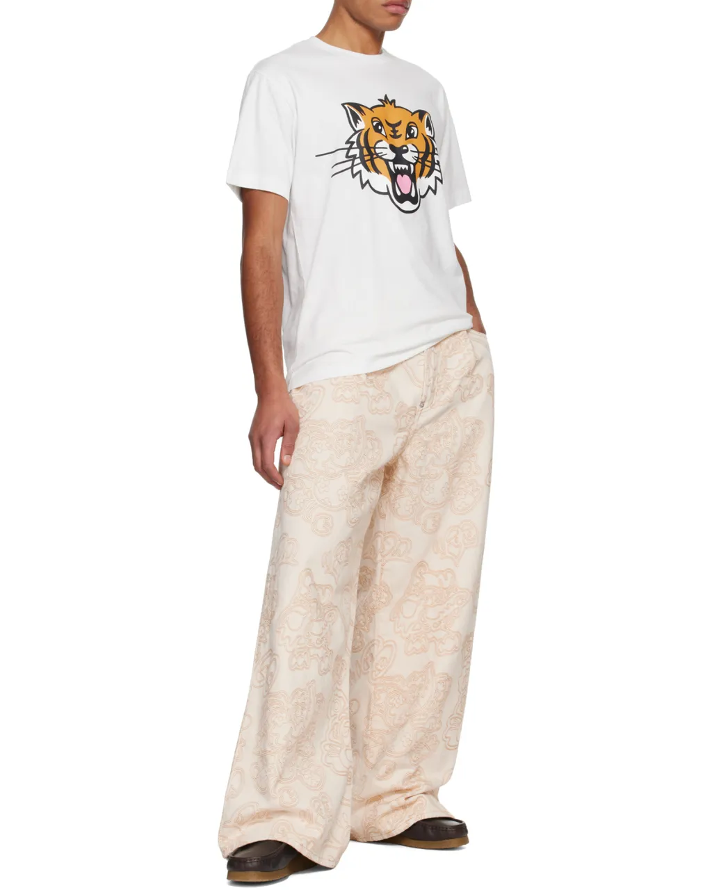 Happy Tiger Crewneck T-Shirt