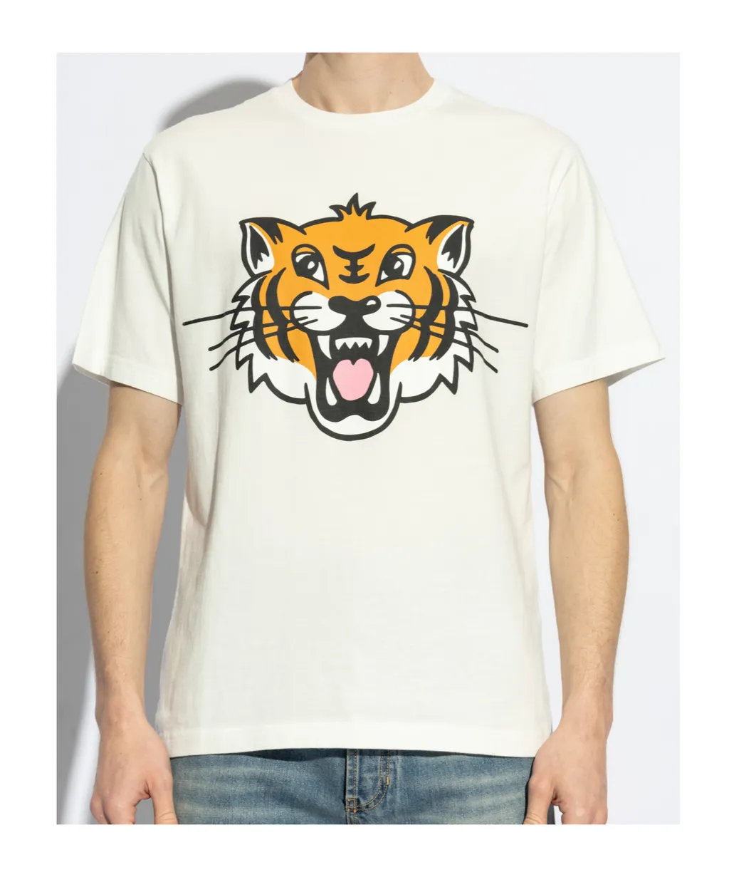 Happy Tiger Crewneck T-Shirt