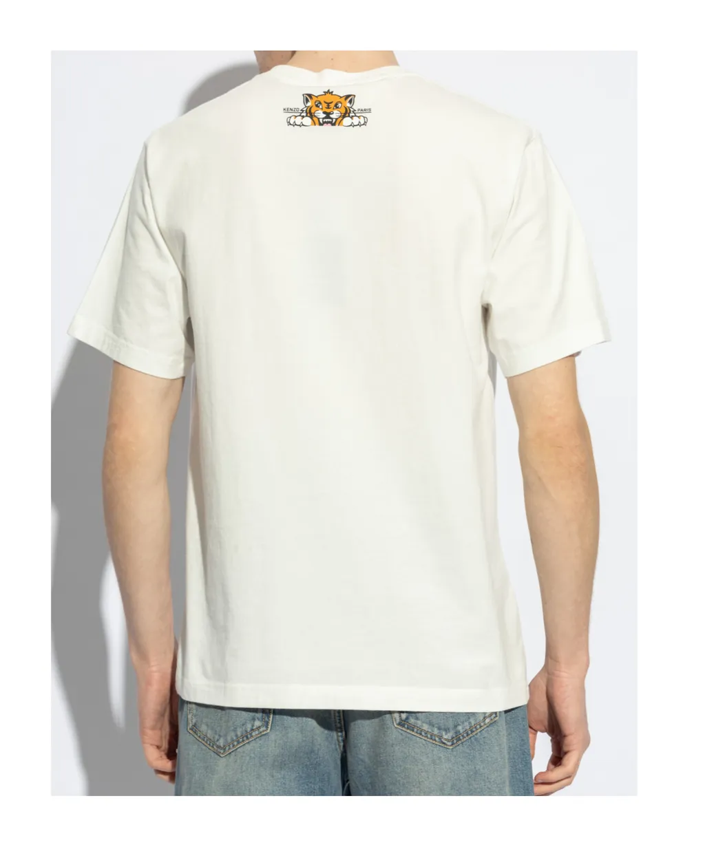 Happy Tiger Crewneck T-Shirt