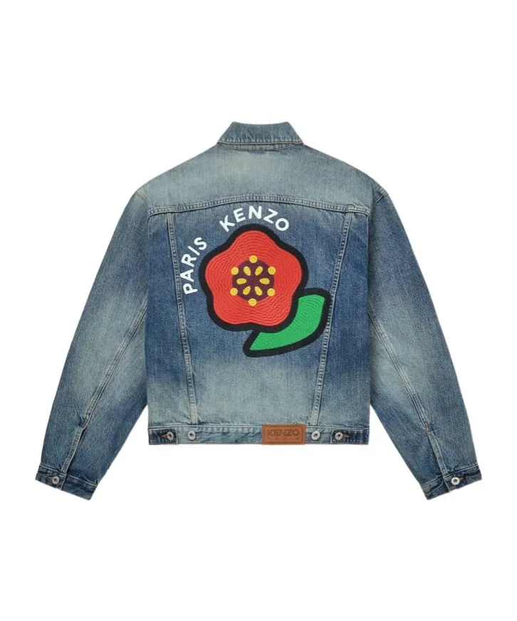 Kenzo Pop Embroidered Trucker Jacket