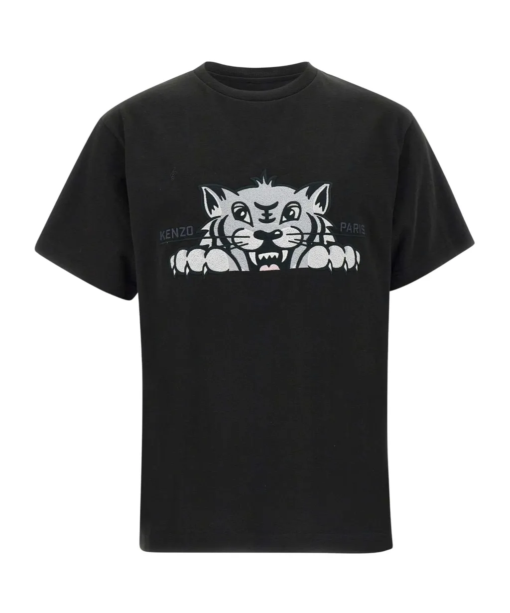 Gots Happy Tiger Crewneck T-Shirt
