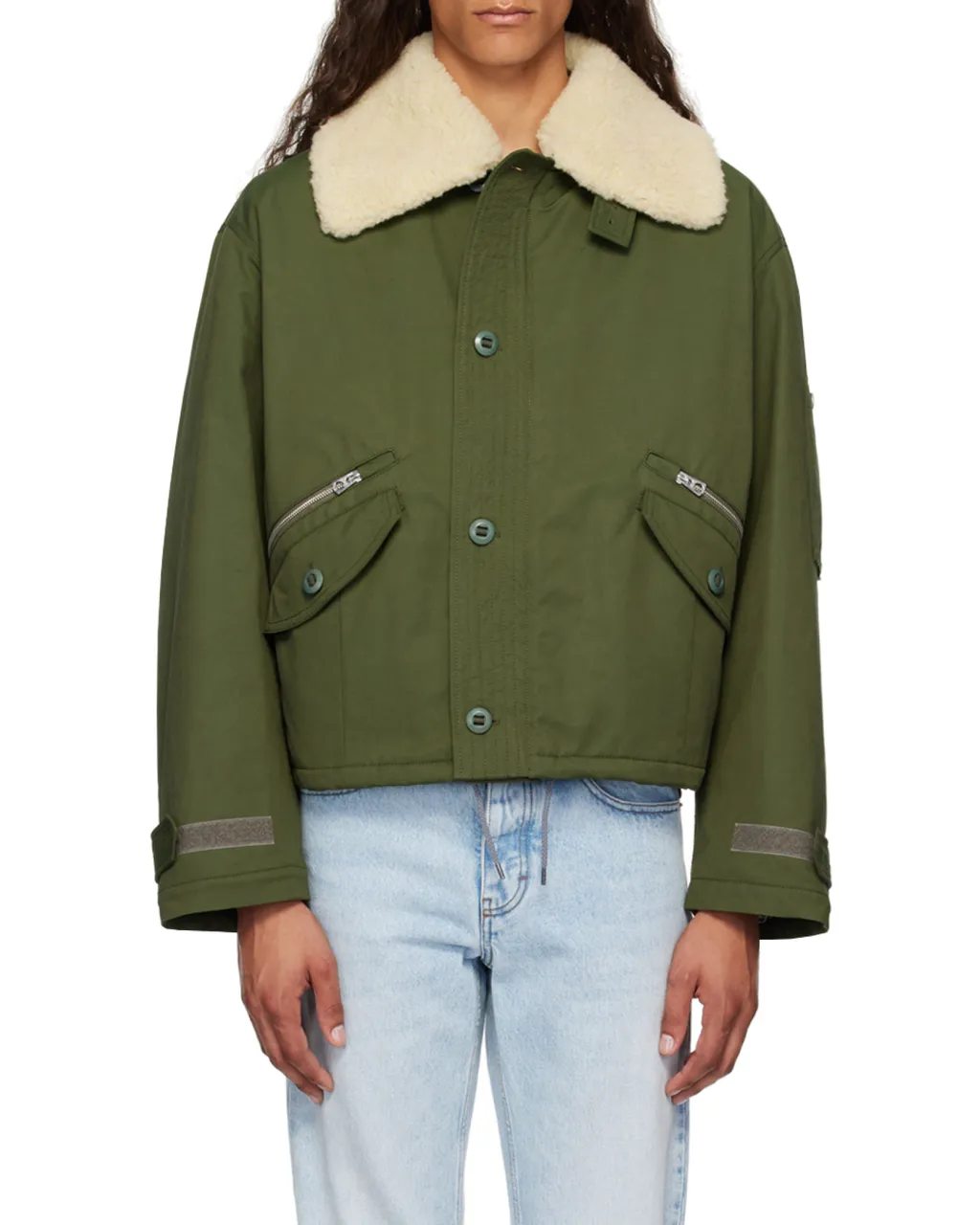 Lapel Logo Casual Jacket