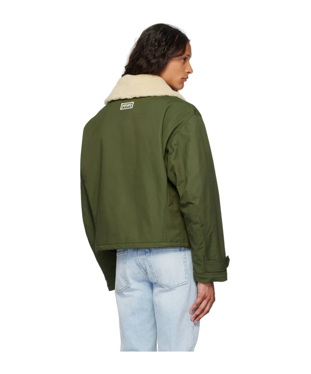 Lapel Logo Casual Jacket