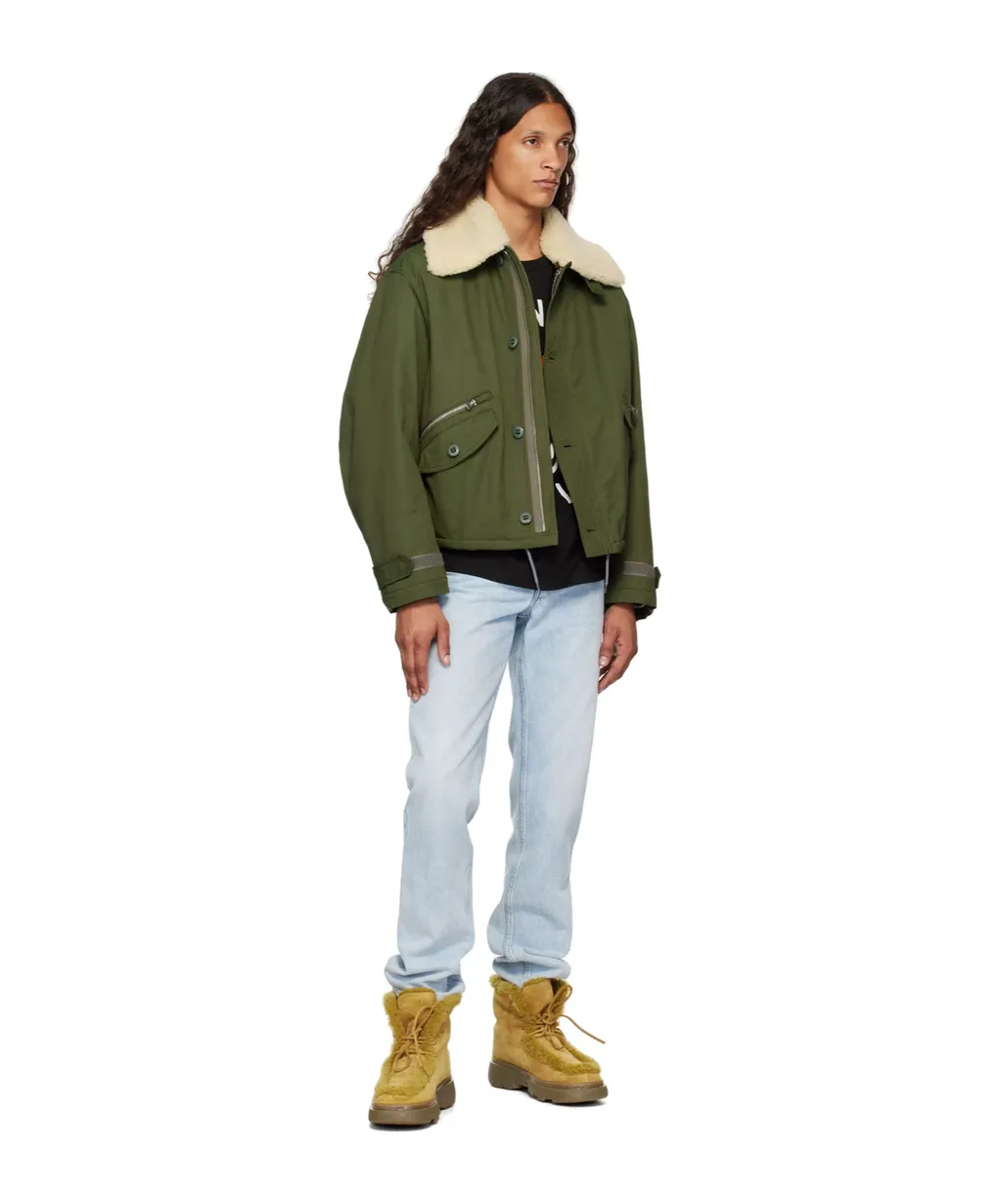Lapel Logo Casual Jacket