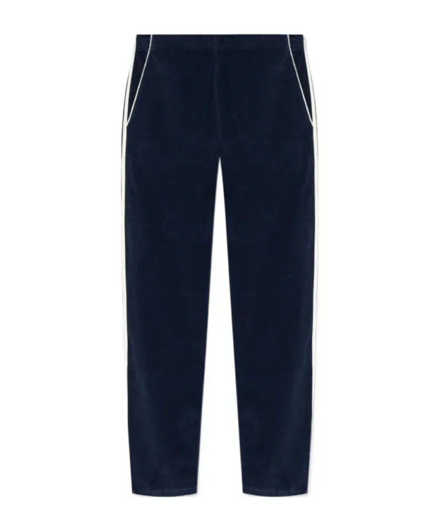 Boke Flower Patch Straight-Leg Corduroy Trousers