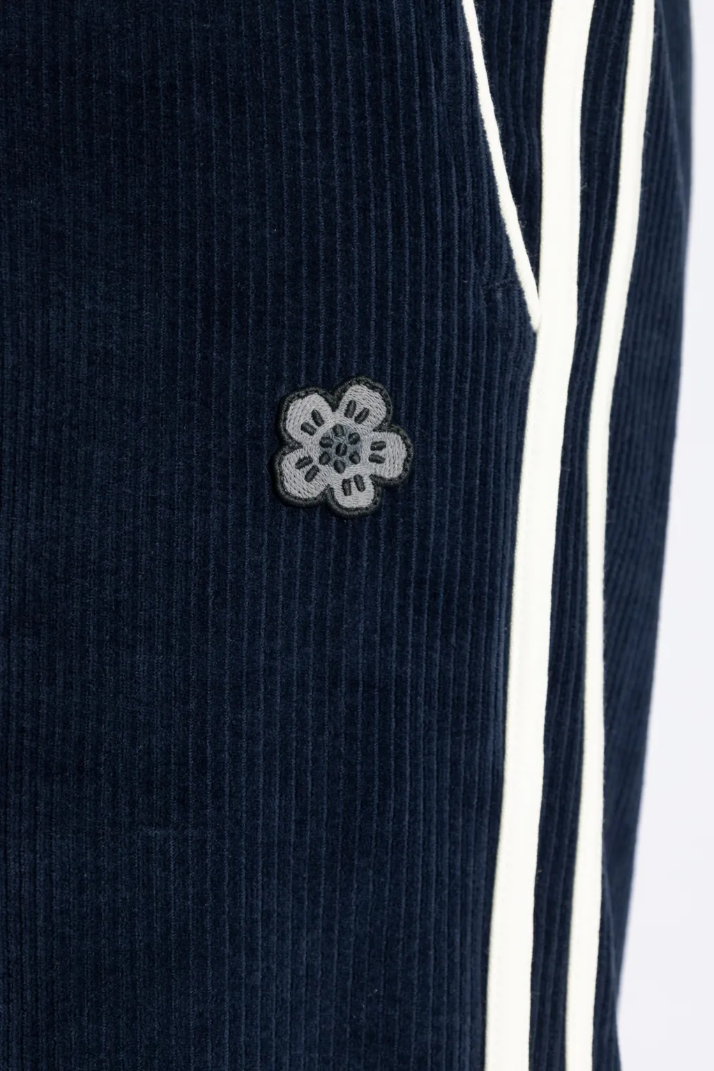 Boke Flower Patch Straight-Leg Corduroy Trousers