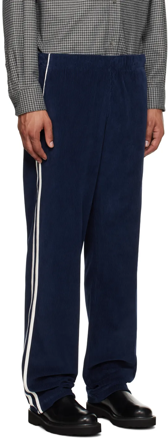 Boke Flower Patch Straight-Leg Corduroy Trousers